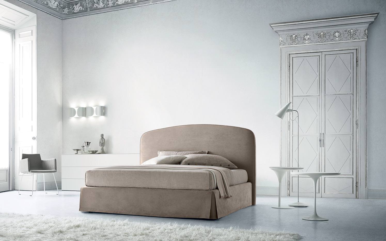 Letto imbottito singolo e matrimoniale VERN Felis, stile alpino montagna - Gaidra HOME