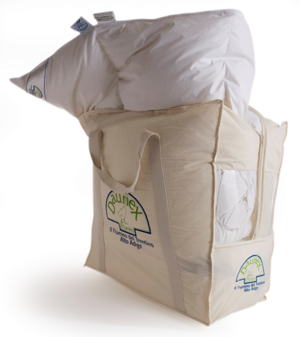 "Badia Invernale" piumone Daunex, 80% piumone d′oca bianco 20% piumette europa - Gaidra HOME