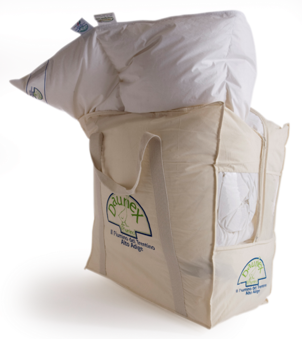 "Dolasilla Invernale Extra Warm" piumone Daunex, 100% puro piumone bianco originale vergine d'oca - Gaidra HOME