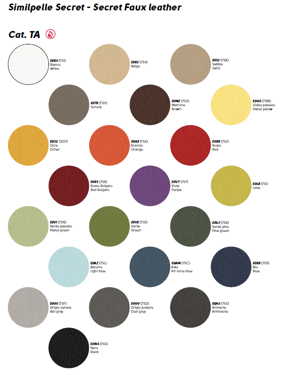 Sedia imbottita Liù S M TS2_M Midj, design moderno - Gaidra HOME