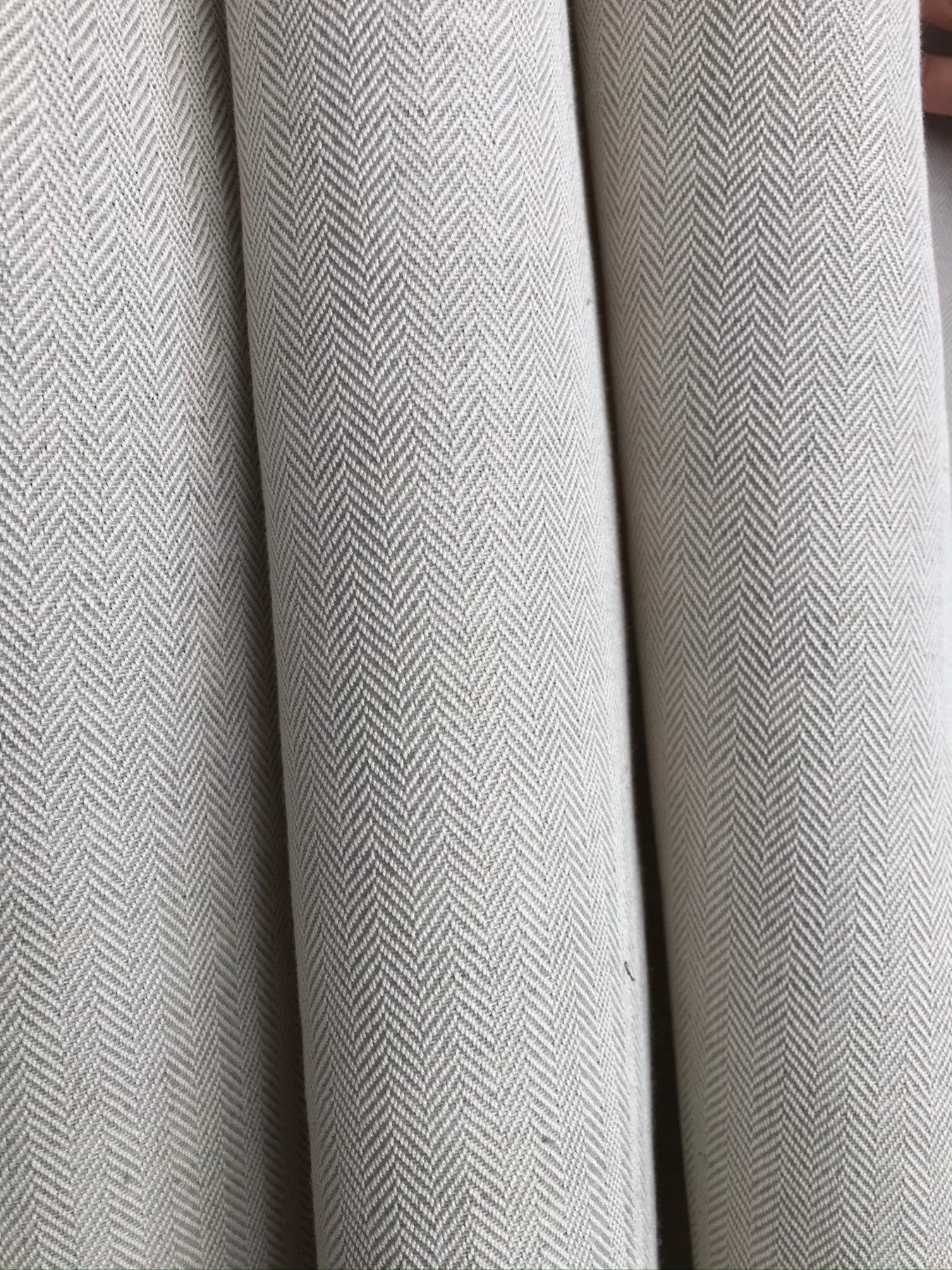 Tende Tendaggi su misura online, misto lino, fantasia jacquard, spina di pesce - Gaidra HOME