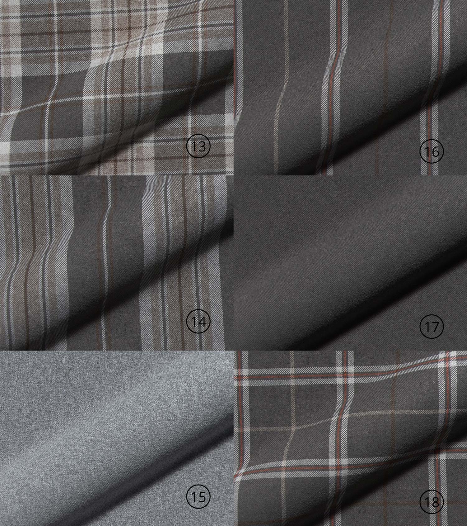 Tende Tendaggi su misura online, in simil lana, fantasia scozzese quadretti e rigato, stile country montagna "scandina fr" - Gaidra HOME