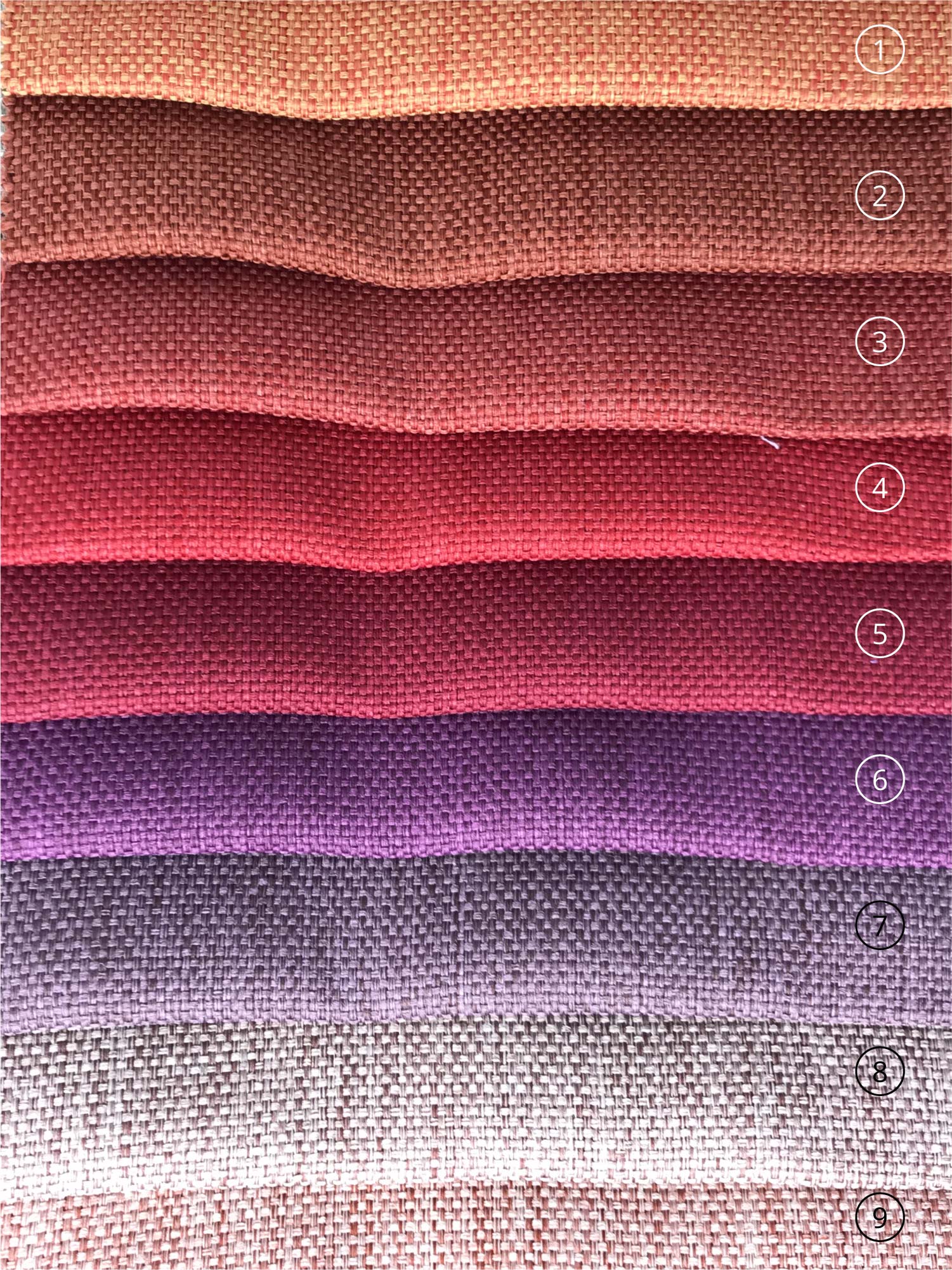 Tende su misura, oscurante dimout e ignifuga resisten al fuoco, effetto lino, tinta unita pastello, diversi colori "byzanz" - Gaidra HOME