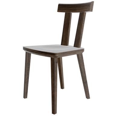 Sedia in frassino tinto rovere e laccati, MILANO Sipa, design moderno - Gaidra HOME