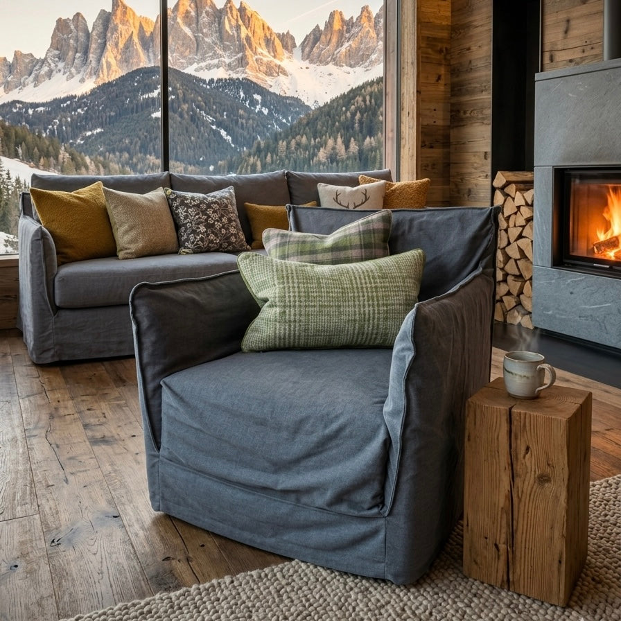 Poltrona GERVASONI GHOST, sfoderabile, in Occasione Pronta Consegna