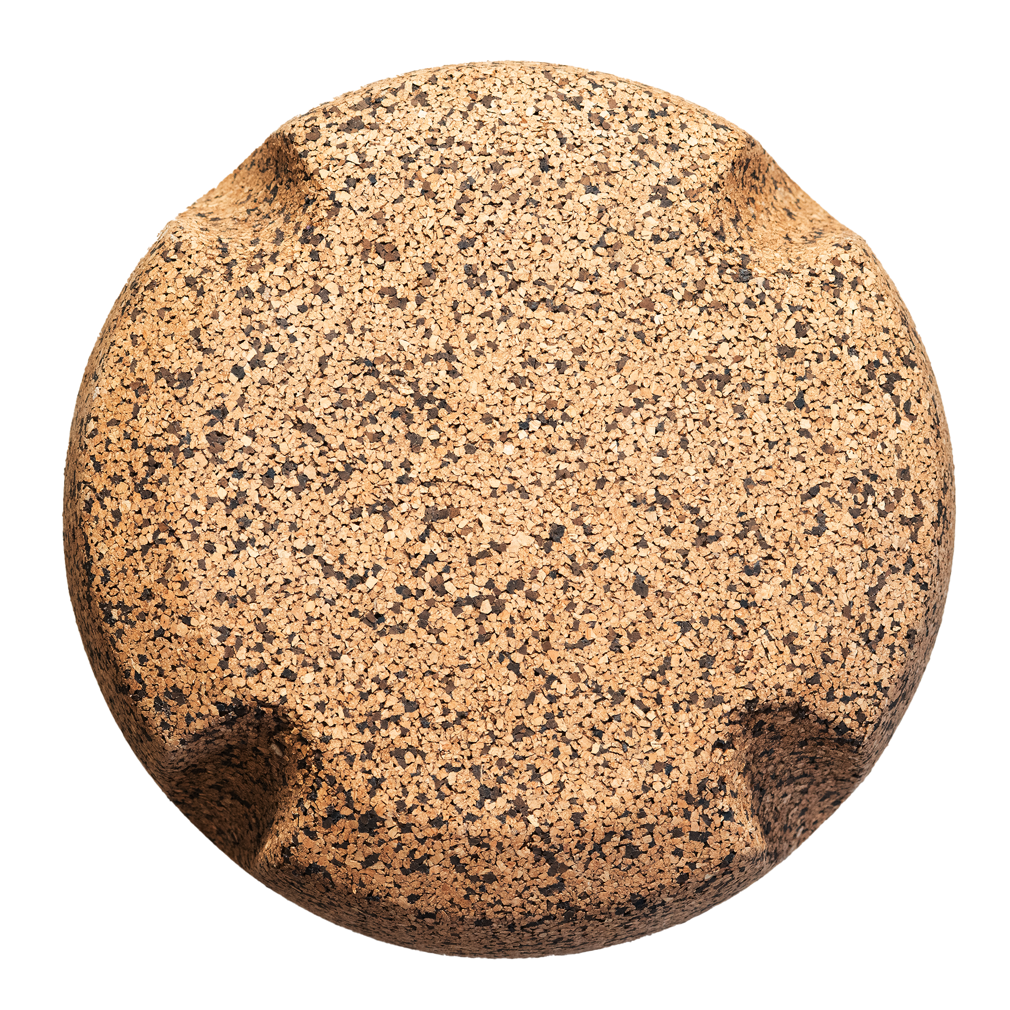 Hocker aus Kork in Form eines Sektkorkens, Farbe hell