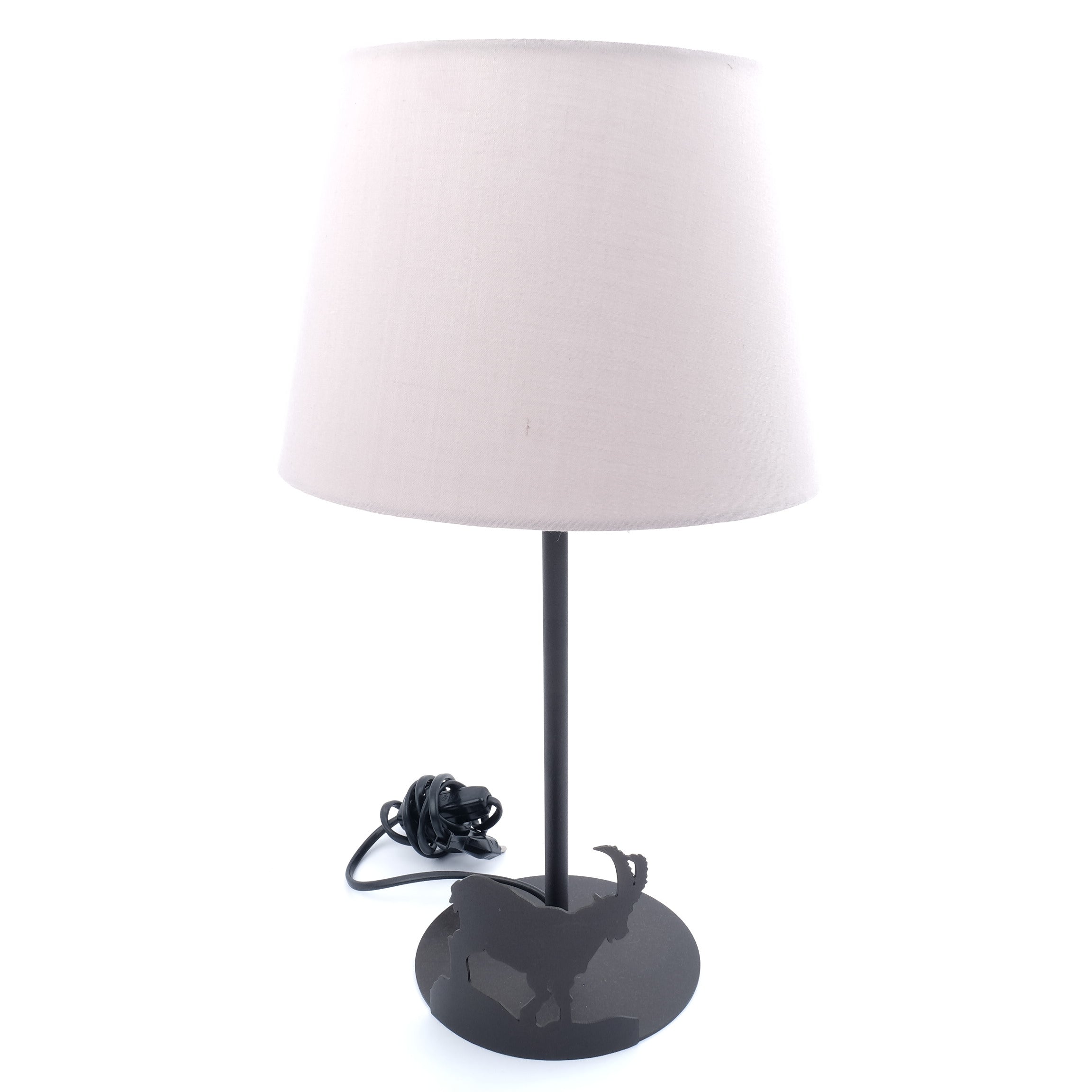 Abat jour - Lampadario in ferro battuto con camoscio - Gaidra HOME