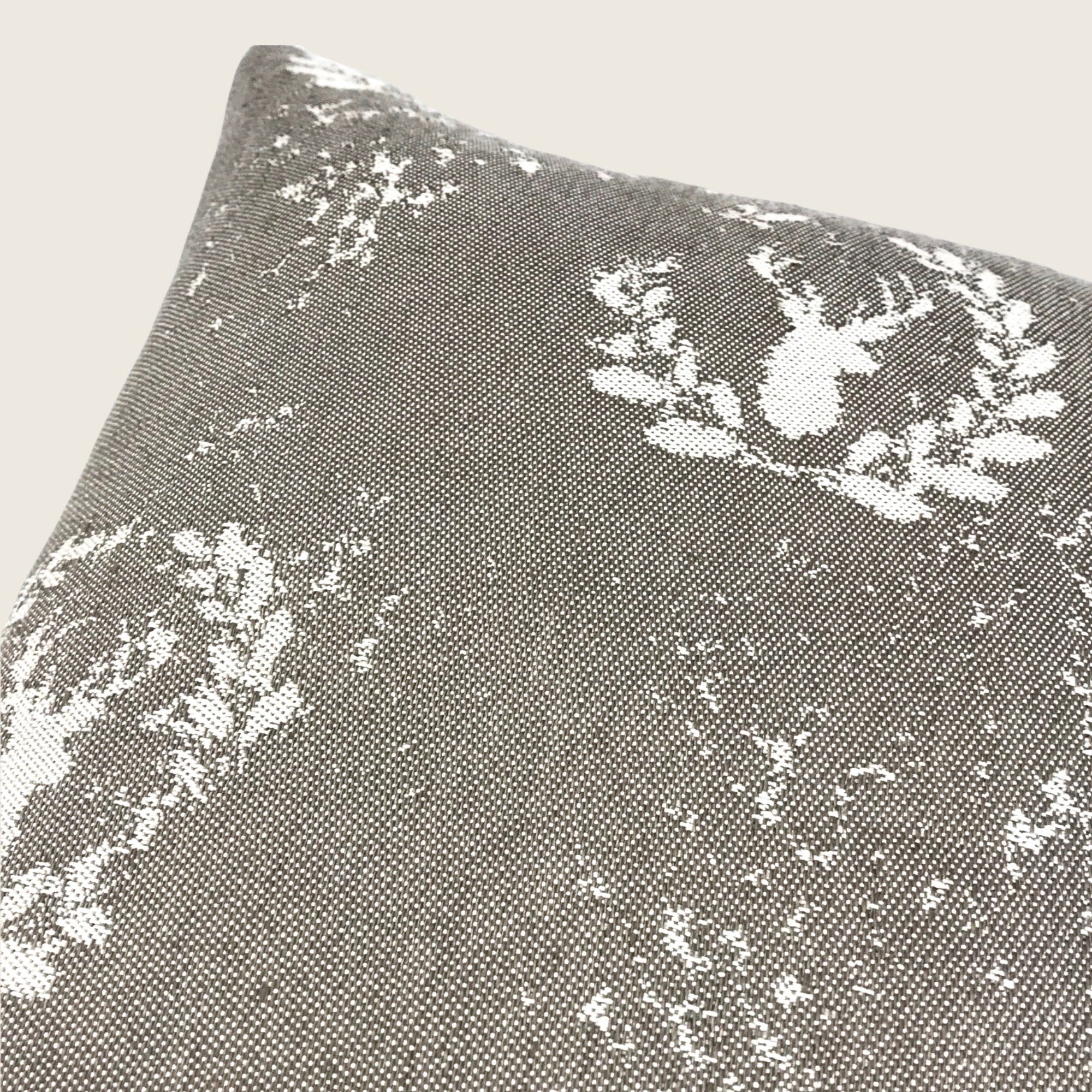 "Hirsch Vintage", federa Cuscino in misto lino, tessuto jacquard - Gaidra HOME