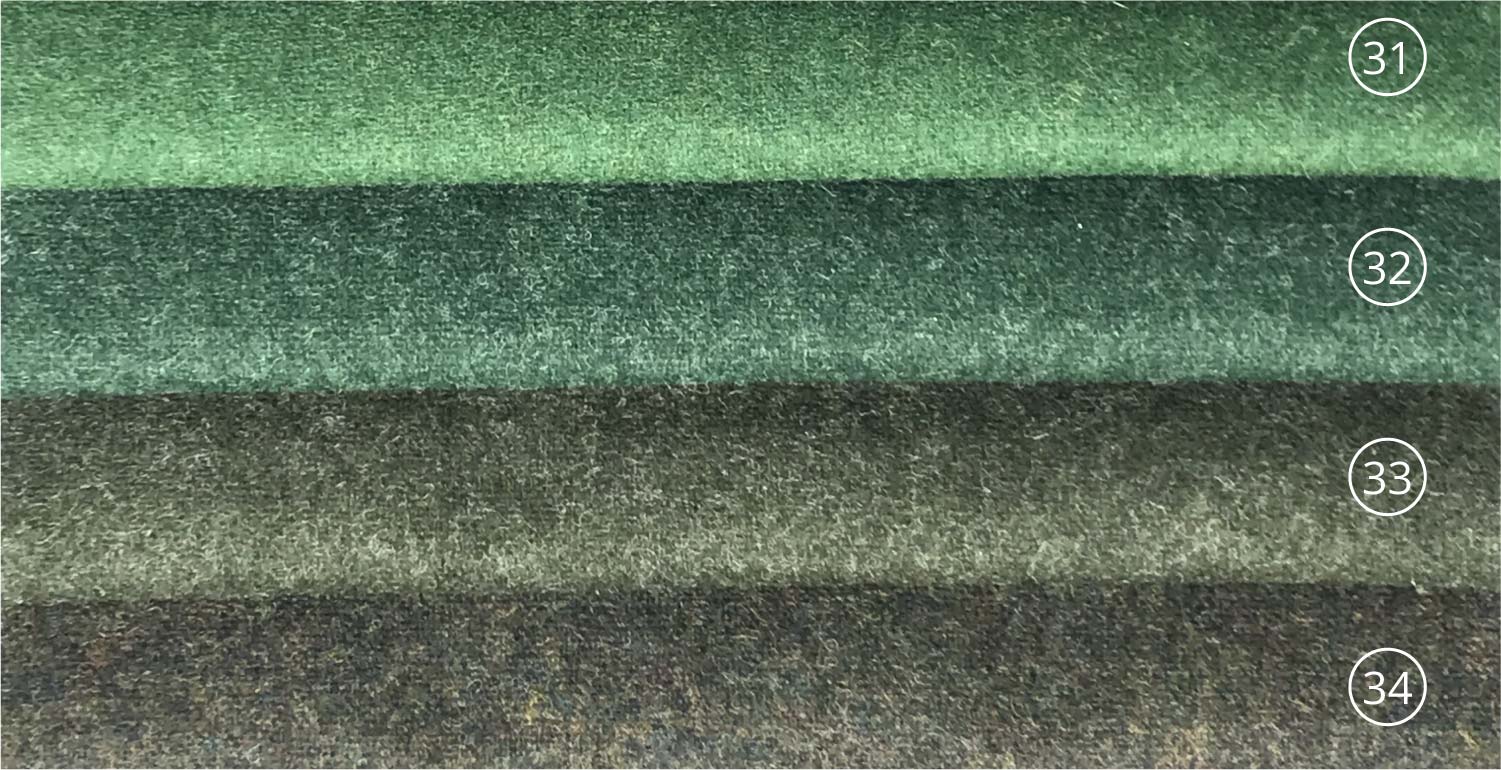 Tende Tendaggi su misura online, cuscini e stoffe per tende, in 100% lana merino, Loden, tinta unita, diversi colori, "dekoloden" - Gaidra HOME